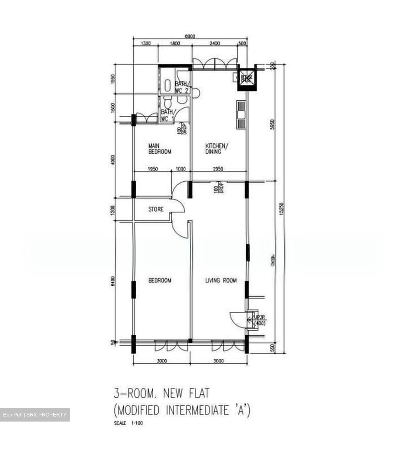 Blk 526 Bedok North Street 3 (Bedok), HDB 3 Rooms #578243571